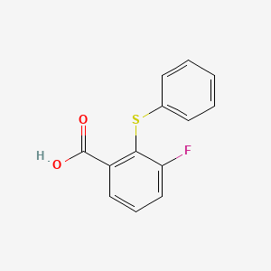 molecular formula C13H9FO2S B1445171 3-Fluoro-2-(phenylsulfanyl)benzoic acid CAS No. 1283530-86-8