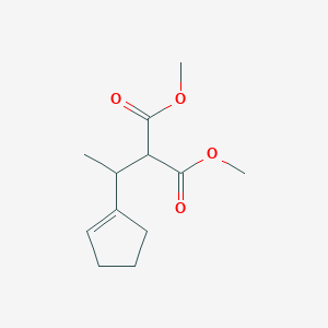 Dimethyl [1-(cyclopent-1-en-1-yl)ethyl]propanedioate