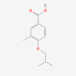molecular formula C12H16O3 B1445173 4-Isobutoxy-3-methylbenzoic acid CAS No. 1215952-74-1