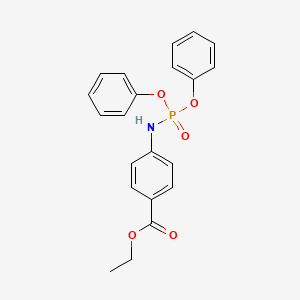 Ethyl 4-(diphenoxyphosphorylamino)benzoate