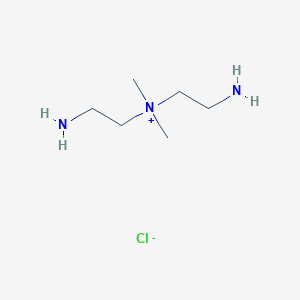 2-Amino-N-(2-aminoethyl)-N,N-dimethylethan-1-aminium chloride