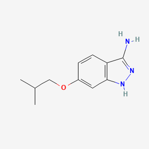 molecular formula C11H15N3O B1445177 6-Isobutoxy-1H-indazol-3-amine CAS No. 1394068-70-2
