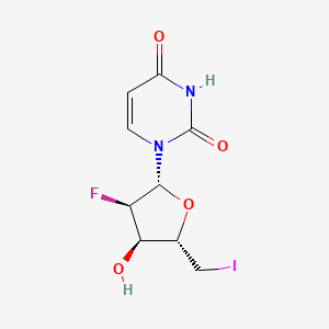 molecular formula C9H10FIN2O4 B1445181 2',5'-Dideoxy-5'-iodo-2'-fluorouridine CAS No. 211694-25-6