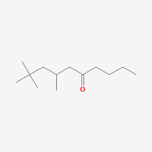 molecular formula C13H26O B14451811 7,9,9-Trimethyldecan-5-one CAS No. 77373-15-0