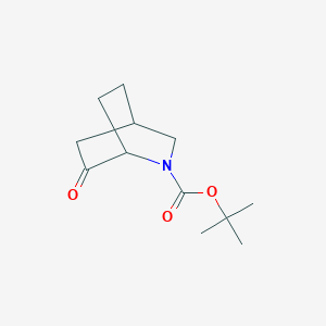 molecular formula C12H19NO3 B1445184 2-Boc-2-azabicyclo[2.2.2]octane-6-one CAS No. 1311390-85-8
