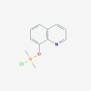 8-{[Chloro(dimethyl)silyl]oxy}quinoline