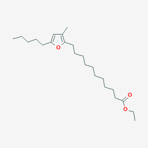 Ethyl 11-(3-methyl-5-pentylfuran-2-YL)undecanoate