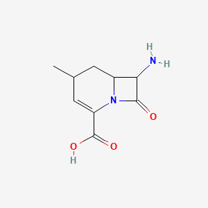 7-Amino-4-methyl-8-oxo-1-azabicyclo[4.2.0]oct-2-ene-2-carboxylic acid