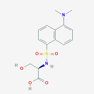 N-[5-(Dimethylamino)naphthalene-1-sulfonyl]-D-serine