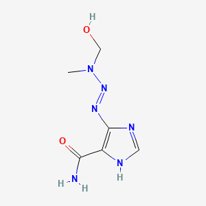 5-(3-Hydroxymethyl-3-methyl-1-triazeno)imidazole-4-carboxamide