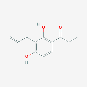 1-[2,4-Dihydroxy-3-(prop-2-EN-1-YL)phenyl]propan-1-one