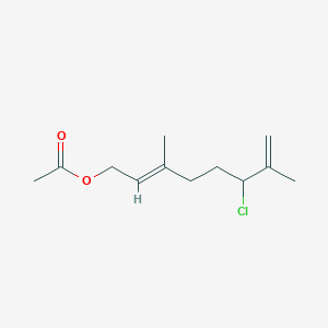 6-Chloro-3,7-dimethyl-2,7-octadienyl acetate