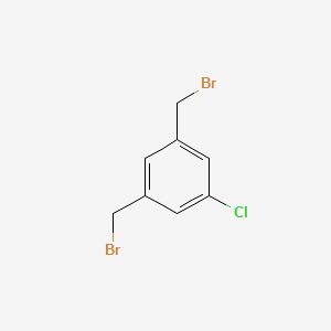 molecular formula C8H7Br2Cl B1445199 Benzene, 1,3-bis(bromomethyl)-5-chloro- CAS No. 781616-32-8
