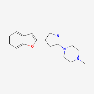 1-[3-(1-Benzofuran-2-yl)-3,4-dihydro-2H-pyrrol-5-yl]-4-methylpiperazine