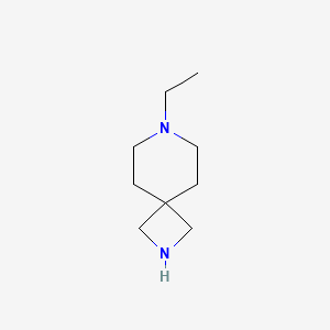 molecular formula C9H18N2 B1445206 7-Ethyl-2,7-diazaspiro[3.5]nonane CAS No. 1784200-00-5