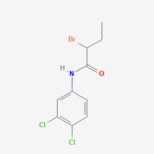 molecular formula C10H10BrCl2NO B1445215 2-Bromo-N-(3,4-dichlorophenyl)butanamide CAS No. 1339178-53-8