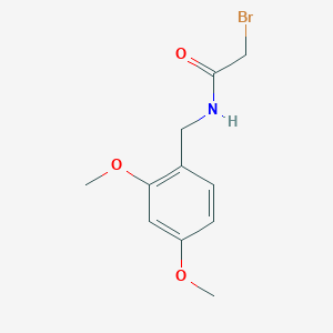 molecular formula C11H14BrNO3 B1445223 2-Bromo-n-(2,4-dimethoxybenzyl)acetamide CAS No. 1341520-92-0