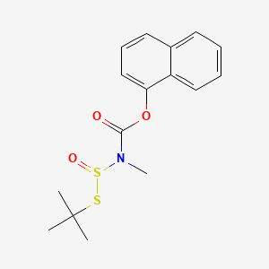 1-Naphthalenyl (((1,1-dimethylethyl)thio)sulfinyl)methylcarbamate