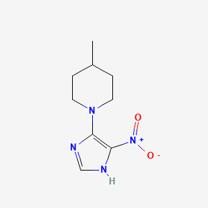 Imidazole, 4-(4-methylpiperidino)-5-nitro-