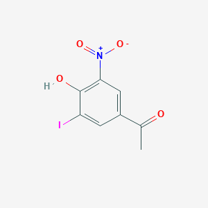 1-(4-Hydroxy-3-iodo-5-nitrophenyl)ethan-1-one