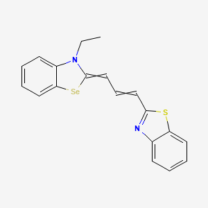 2-[3-(3-Ethyl-1,3-benzoselenazol-2(3H)-ylidene)prop-1-en-1-yl]-1,3-benzothiazole