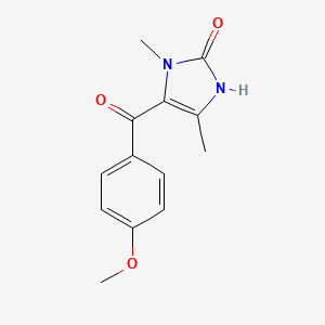 5-(4-Methoxybenzoyl)-1,4-dimethyl-1,3-dihydro-2H-imidazol-2-one