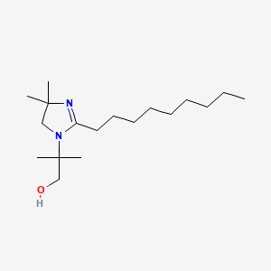 2-(5,5-dimethyl-2-nonyl-4H-imidazol-3-yl)-2-methylpropan-1-ol