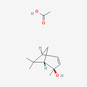 acetic acid;(1S,2R,5S)-2,6,6-trimethylbicyclo[3.1.1]hept-3-en-2-ol