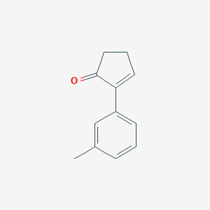 2-(3-Methylphenyl)cyclopent-2-en-1-one