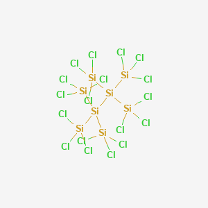 1,1,1,4,4,4-Hexachloro-2,2,3,3-tetrakis(trichlorosilyl)tetrasilane