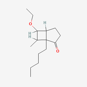 Bicyclo[3.2.0]heptan-2-one, 6-ethoxy-7-methyl-1-pentyl-