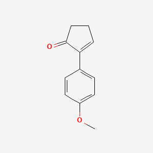 2-(4-Methoxyphenyl)cyclopent-2-en-1-one