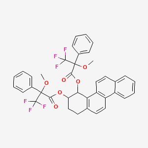 Benzeneacetic acid, alpha-methoxy-alpha-(trifluoromethyl)-, 1,2,3,4-tetrahydro-3,4-chrysenediyl ester