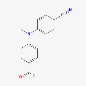 molecular formula C15H12N2O B1445241 4-[(4-甲酰基苯基)(甲基)氨基]苯甲腈 CAS No. 1282235-93-1
