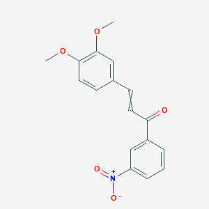 3-(3,4-Dimethoxyphenyl)-1-(3-nitrophenyl)prop-2-en-1-one