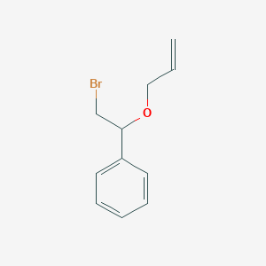 Benzene, [2-bromo-1-(2-propenyloxy)ethyl]-