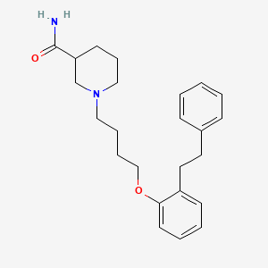 2-(4-(3-Carbamoylpiperidino)butoxy)bibenzyl