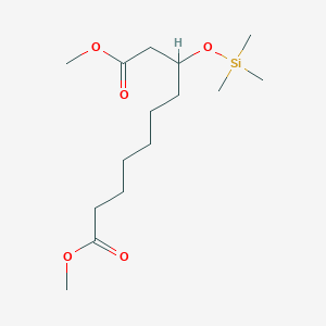 Decanedioic acid, 3-[(trimethylsilyl)oxy]-, dimethyl ester