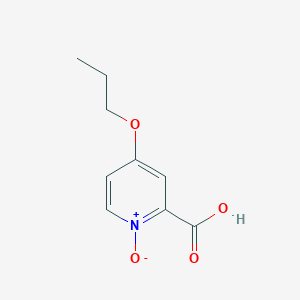 1-Oxo-4-propoxy-1lambda~5~-pyridine-2-carboxylic acid