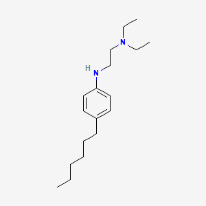 N~1~,N~1~-Diethyl-N~2~-(4-hexylphenyl)ethane-1,2-diamine