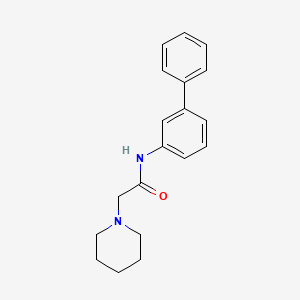 N-([1,1'-Biphenyl]-3-yl)-2-(piperidin-1-yl)acetamide