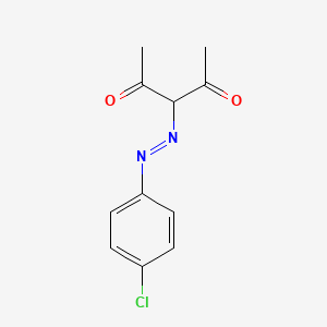 3-[(E)-(4-Chlorophenyl)diazenyl]pentane-2,4-dione