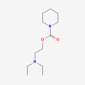 1-Piperidinecarboxylic acid, diethylaminoethyl ester