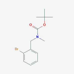 molecular formula C13H18BrNO2 B1445274 tert-Butyl 2-bromobenzyl(methyl)carbamate CAS No. 954238-61-0