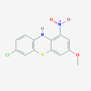 7-Chloro-3-methoxy-1-nitro-10H-phenothiazine