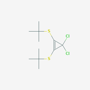 1,2-Bis(tert-butylsulfanyl)-3,3-dichlorocycloprop-1-ene
