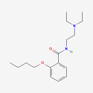 Benzamide, 2-butoxy-N-(2-(diethylamino)ethyl)-