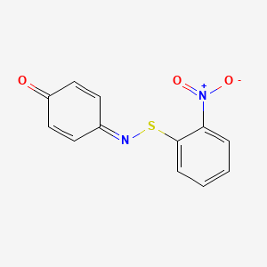 4-(2-Nitrophenyl)sulfanyliminocyclohexa-2,5-dien-1-one