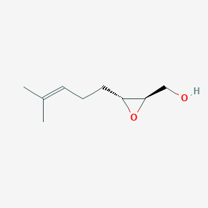 [(2R,3R)-3-(4-Methylpent-3-en-1-yl)oxiran-2-yl]methanol