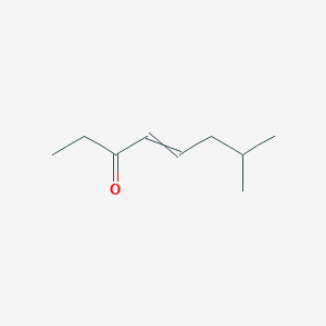 molecular formula C9H16O B14452940 7-Methyloct-4-en-3-one CAS No. 77106-71-9